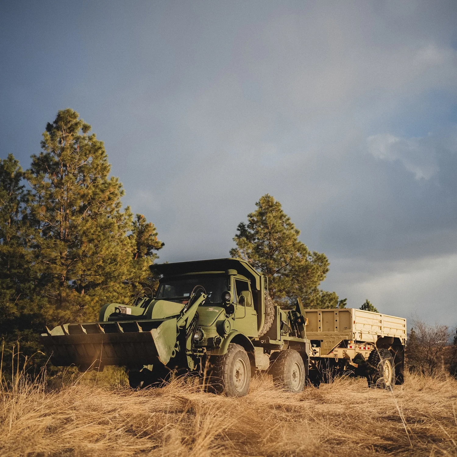 A Mater truck in the field